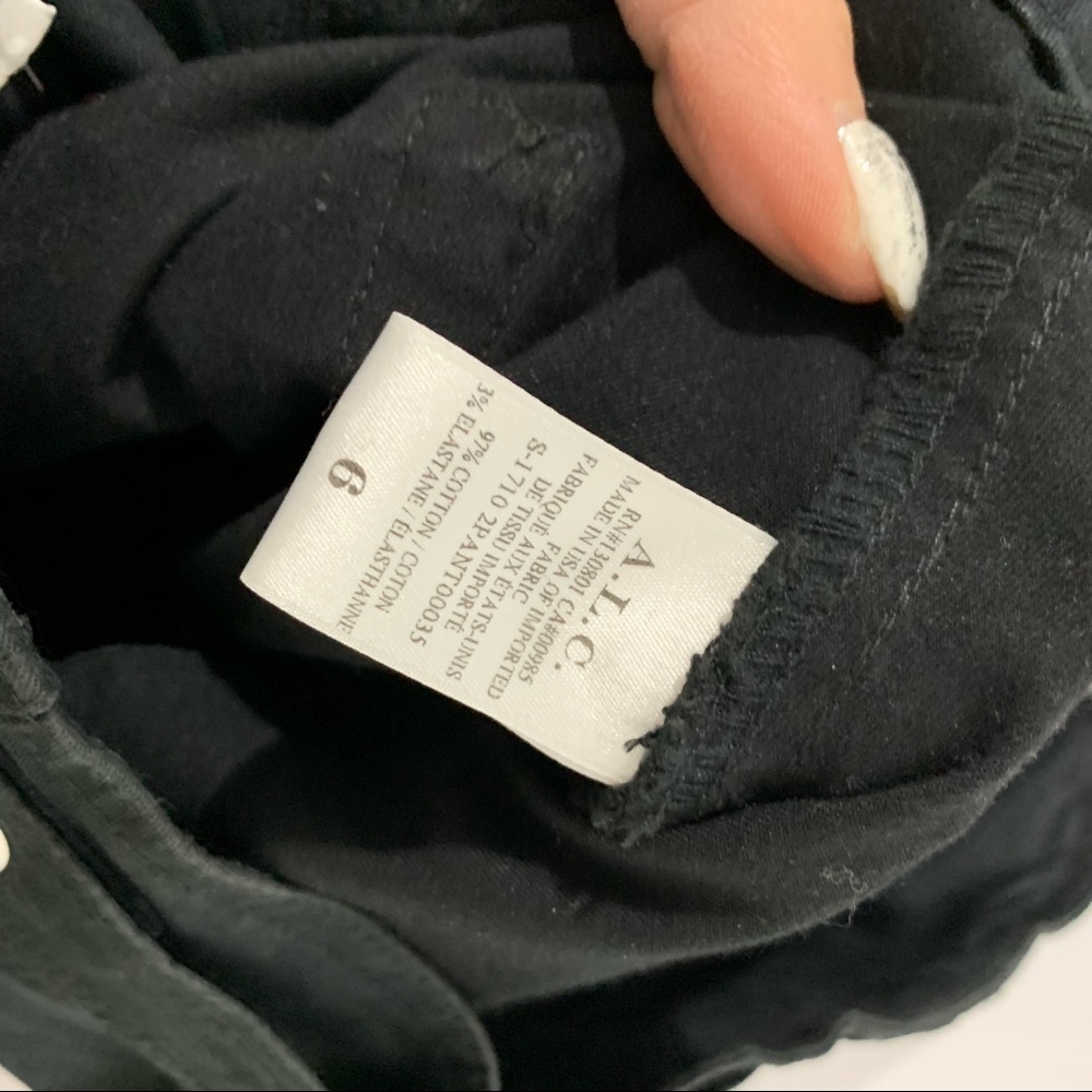 A.C.L Zander zippier Black Intermix Pants Sz 6 NWT - Picture 8 of 8